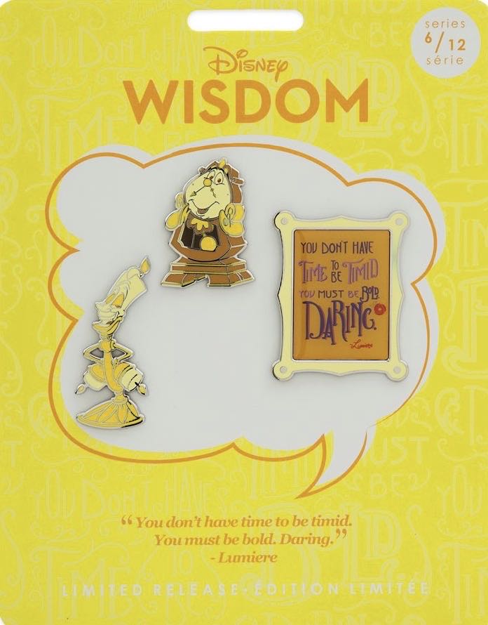 Wisdom Collection June 2019 - Beauty and the Beast - Lumiere  pin collectible - Main Image 2
