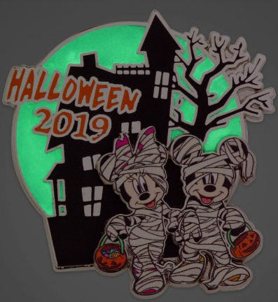 Halloween 2019 - Mickey And Minnie - Glow In The Dark pin collectible [Barcode 465052356039] - Main Image 2