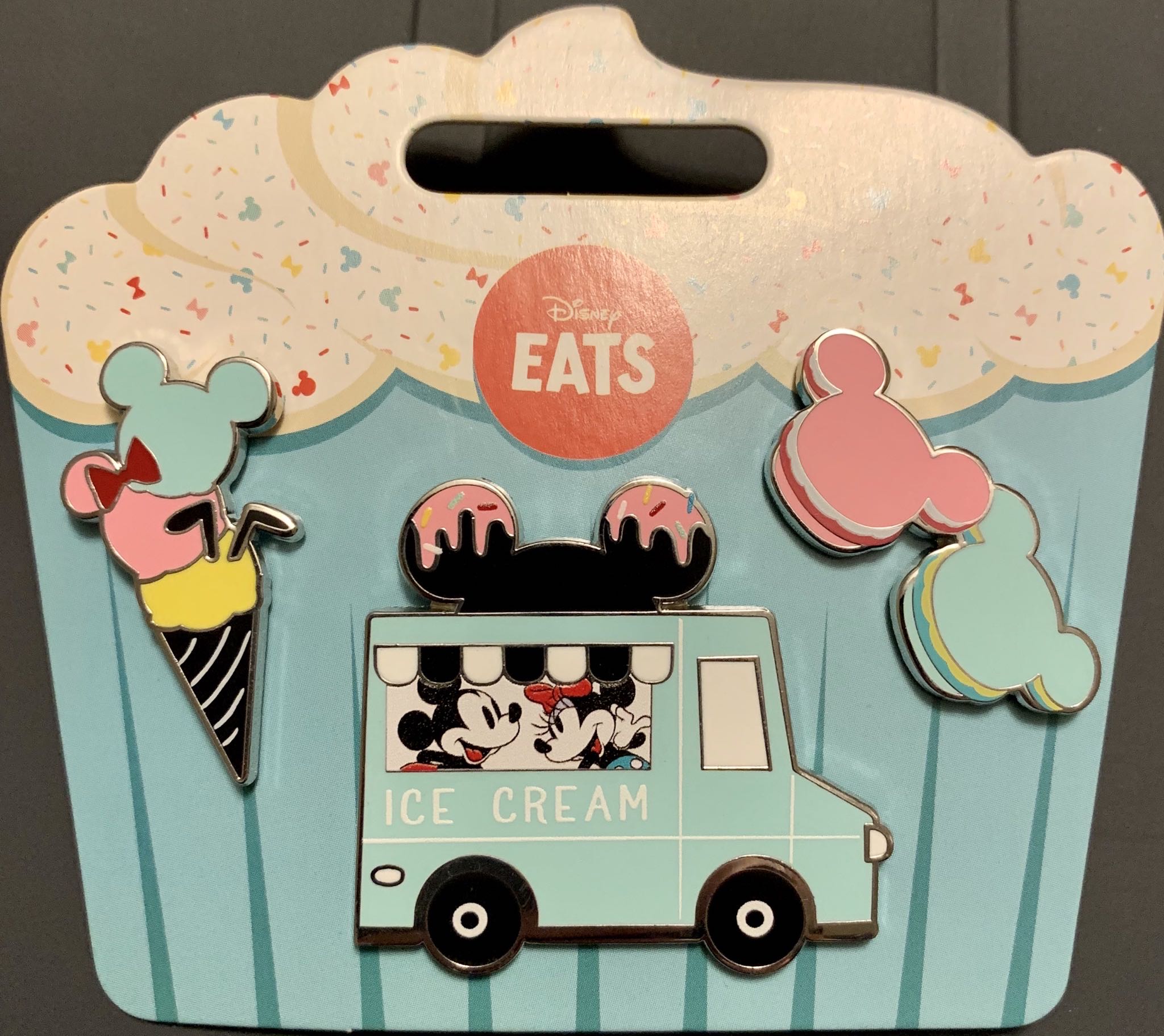 Disney Eats Pin Set - Ice Cream Cone  pin collectible - Main Image 2