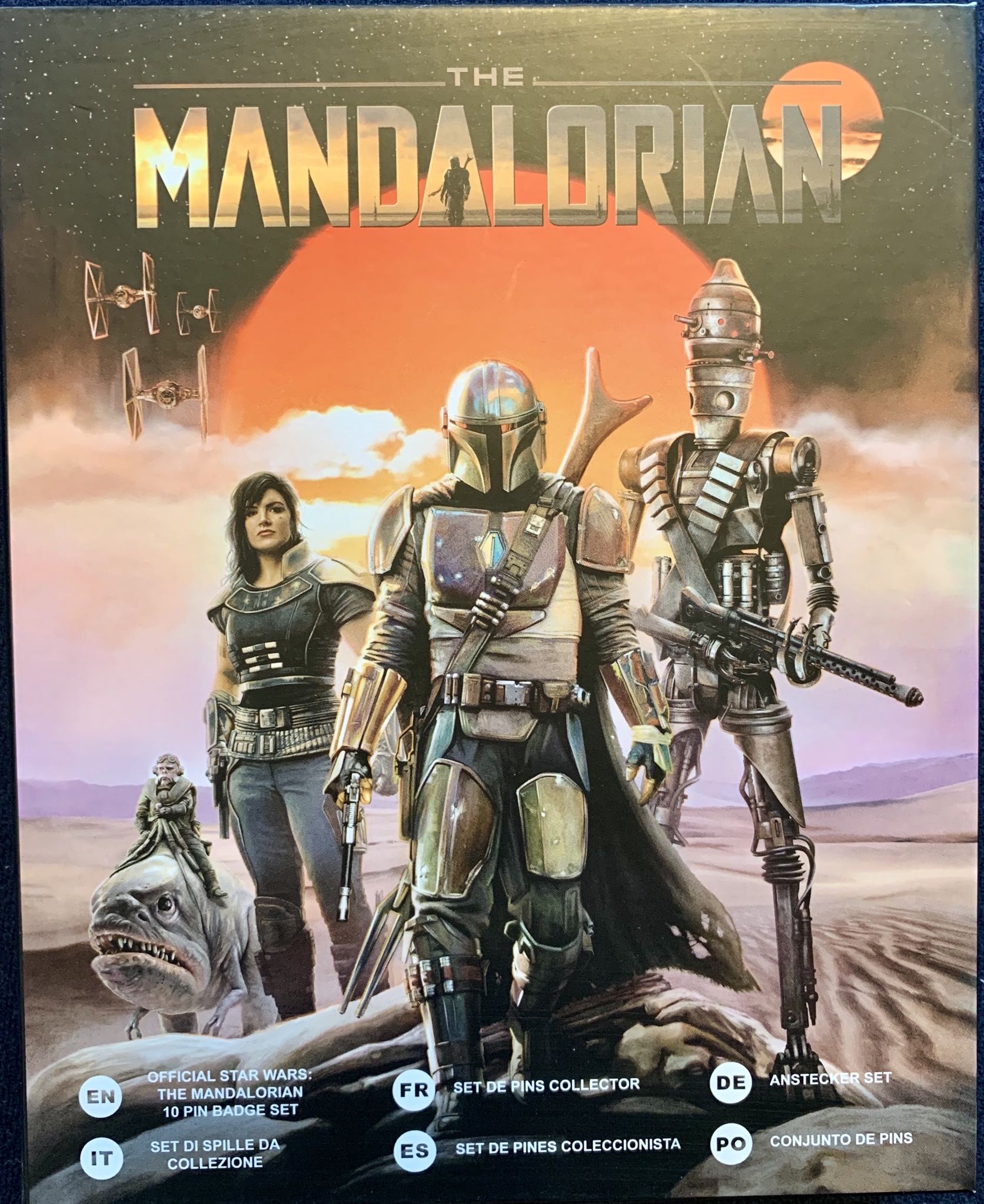 Mandalorian 10 Pin Badge Set - Bas-relief pin collectible - Main Image 3