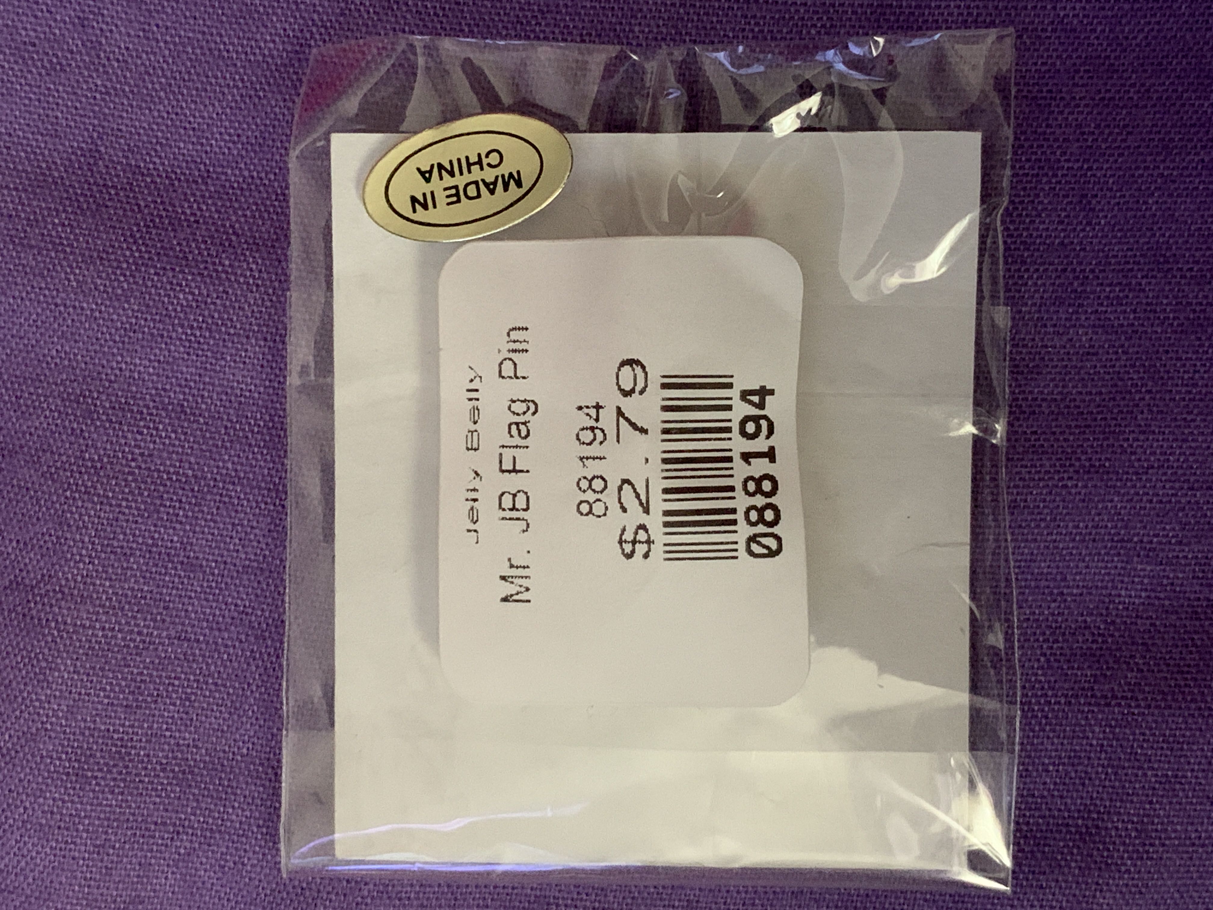 Mr JB Flag Pin - Single Pin pin collectible - Main Image 2