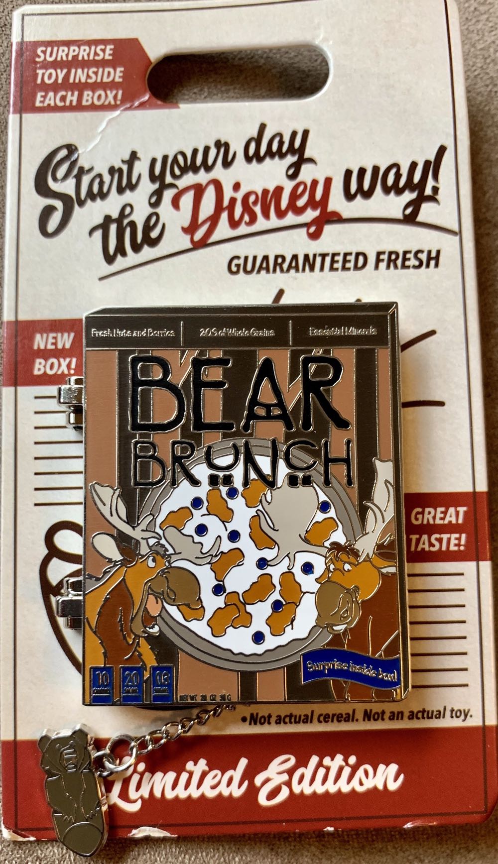 Cereal Boxes - Professor Von Drake’s Letters And Numbers (Feb) - Hinged pin collectible - Main Image 3