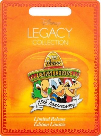 The Three Caballeros 75 Anniversary Disney - Legacy Collection - Glitter pin collectible - Main Image 2