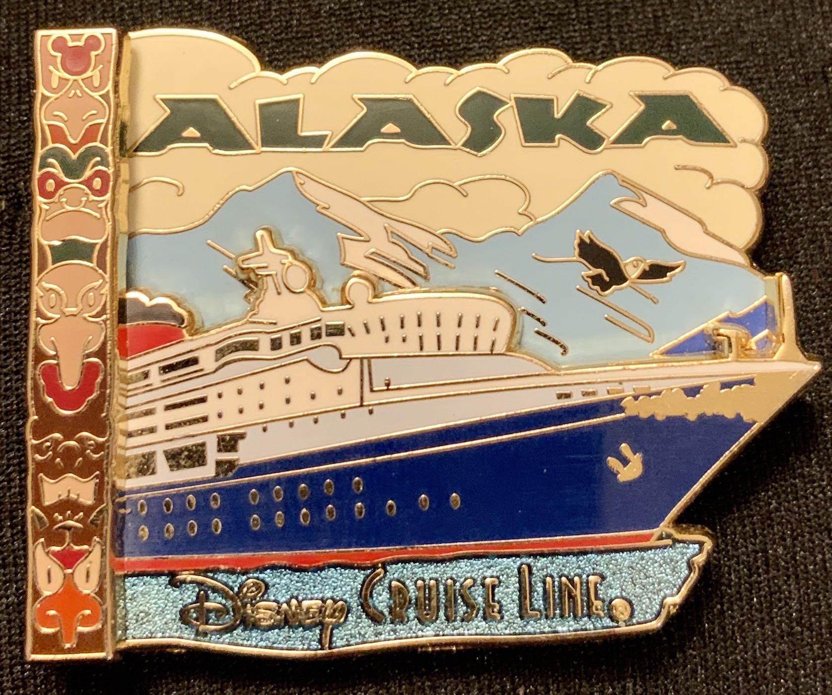 Alaska DCL Inaugural Cruise - Pin On Pin pin collectible - Main Image 1