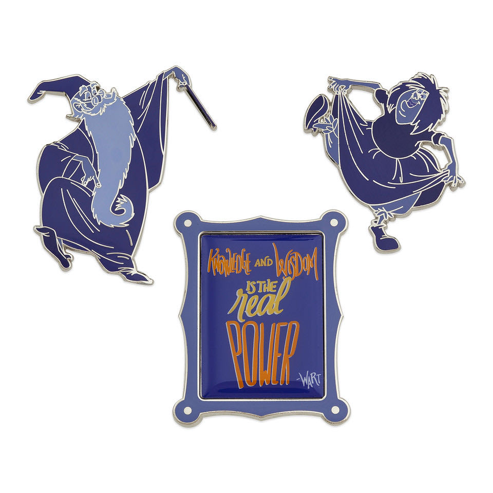 2019 - Disney Wisdom - 9/12 - The Sword In The Stone - Wart Quote - Uncommon pin collectible [Barcode 465052355797] - Main Image 2