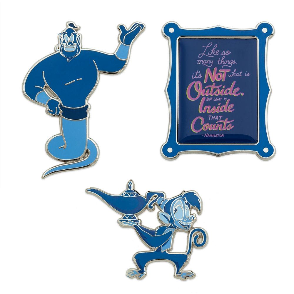 2019 - Disney Wisdom - 10/12 - Aladdin - Narrator Quote - Uncommon pin collectible [Barcode 465053478617] - Main Image 2