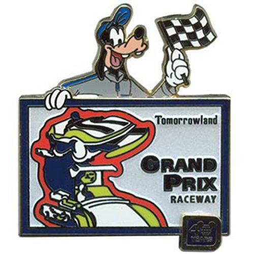 WDW 40 Years - Tomorrowland Grand Prix Raceway - Disney pin collectible [Barcode 400001596401] - Main Image 1