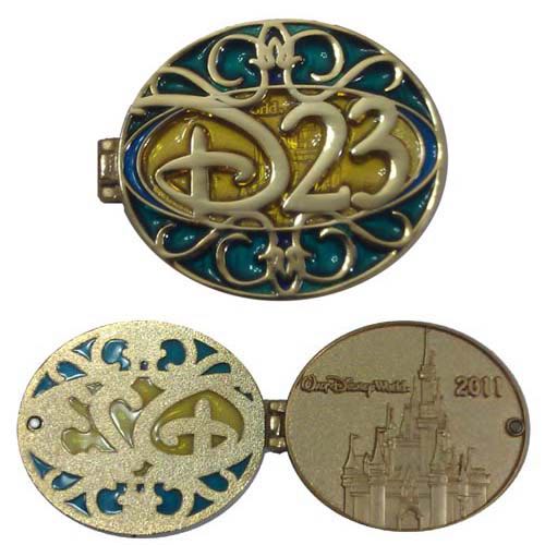 D23 - WDW Stained Glass Castle Pin (hinged) - Disney pin collectible - Main Image 1