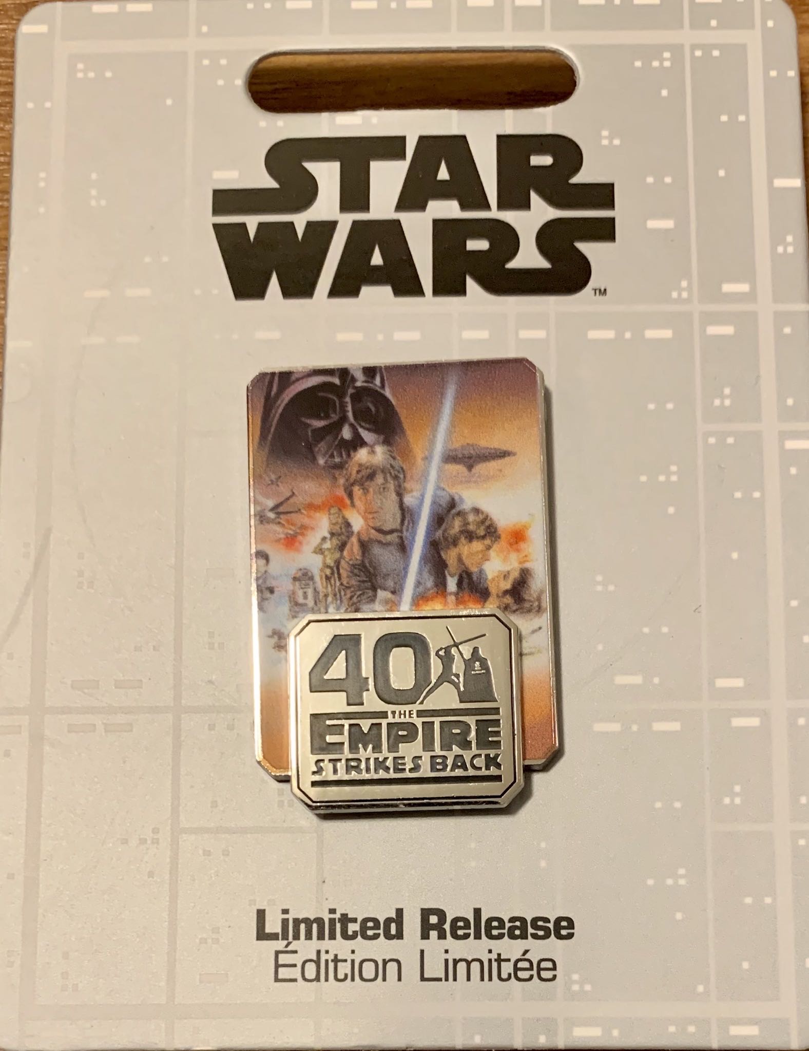 The Empire Strikes Back 40th Anniversary Pin - Pin On Pin pin collectible - Main Image 2