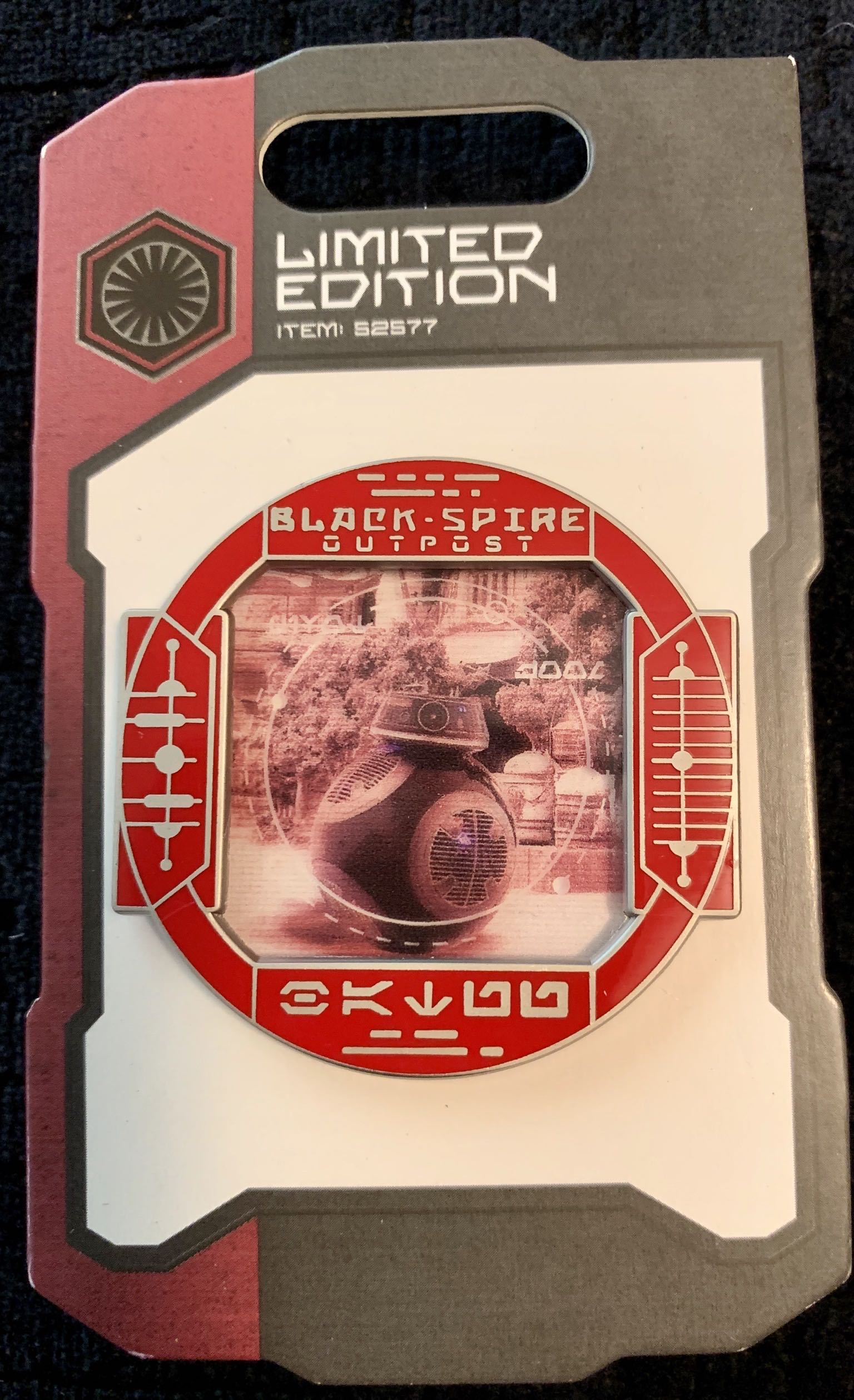 Galaxy’s Edge - First Order Scouting - BB-9E - Transparent pin collectible - Main Image 2