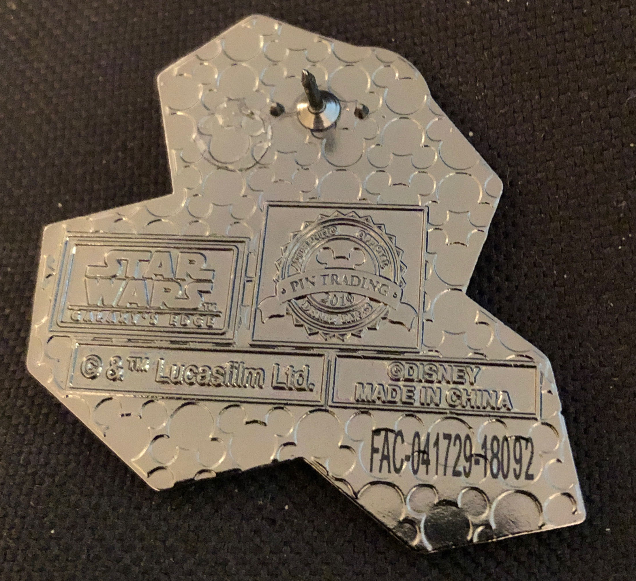 Galaxy’s Edge Black Spire Outpost - Three Images - Disney pin collectible - Main Image 2