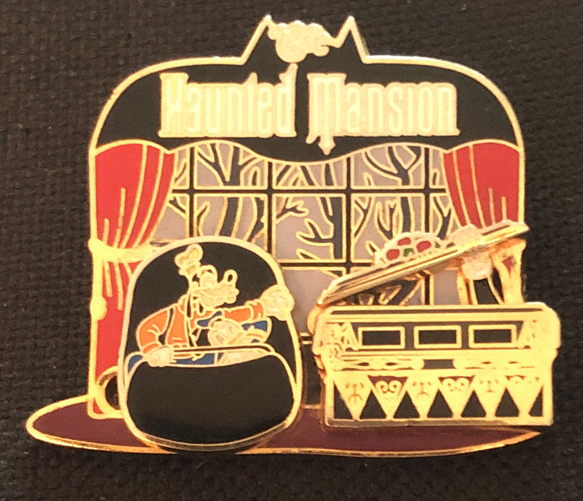 Haunted Mansion - Goofy & Donald  pin collectible - Main Image 2