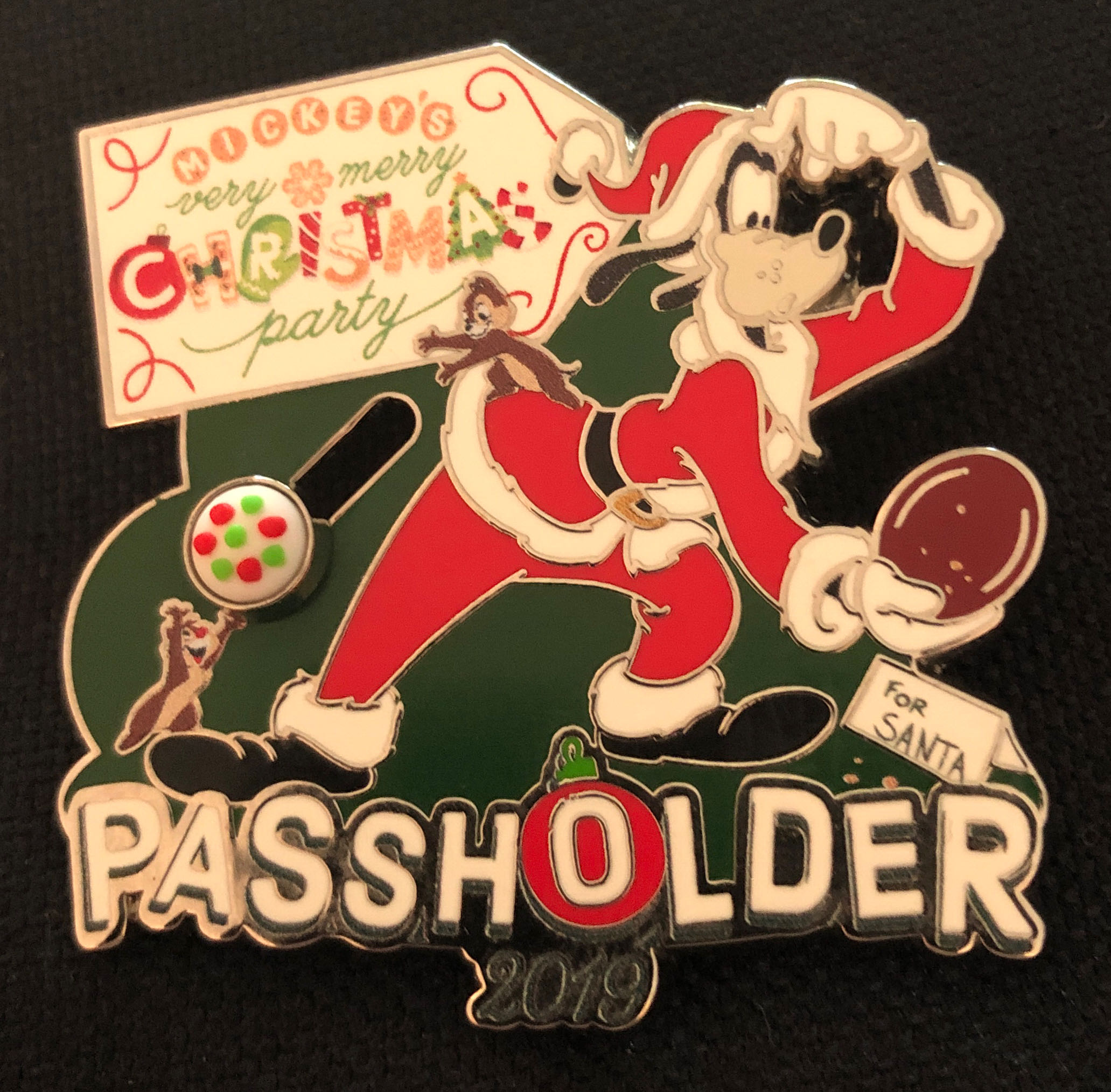 Mickey’s Very Merry Christmas Party 2019 - Passholder  pin collectible - Main Image 2