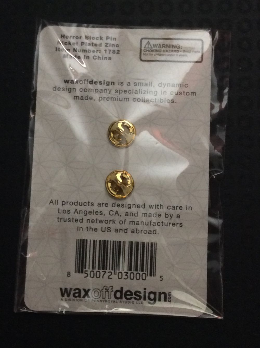 Your Luck Just Ran Out - Metal Enamel pin collectible [Barcode 850072030005] - Main Image 3