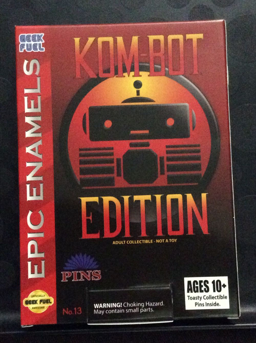 Epic Enamels: Kom-Bot Edition - Metal Enamel pin collectible - Main Image 3