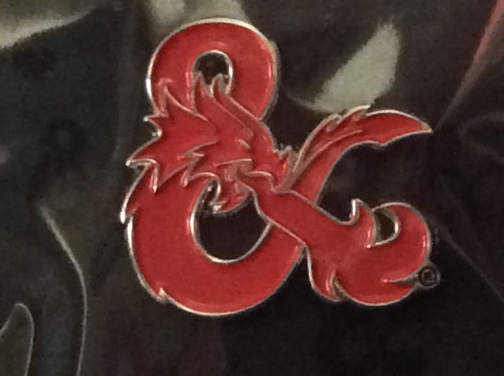 Dragon Ampersand - Nickel Plated Zinc & Enamel pin collectible - Main Image 2
