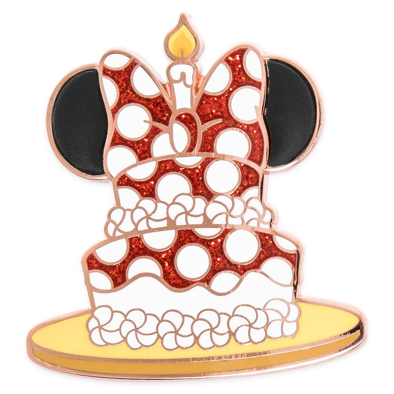 Minnie Mouse Pin – Happy Birthday - Enameled cloissonné pin collectible - Main Image 2