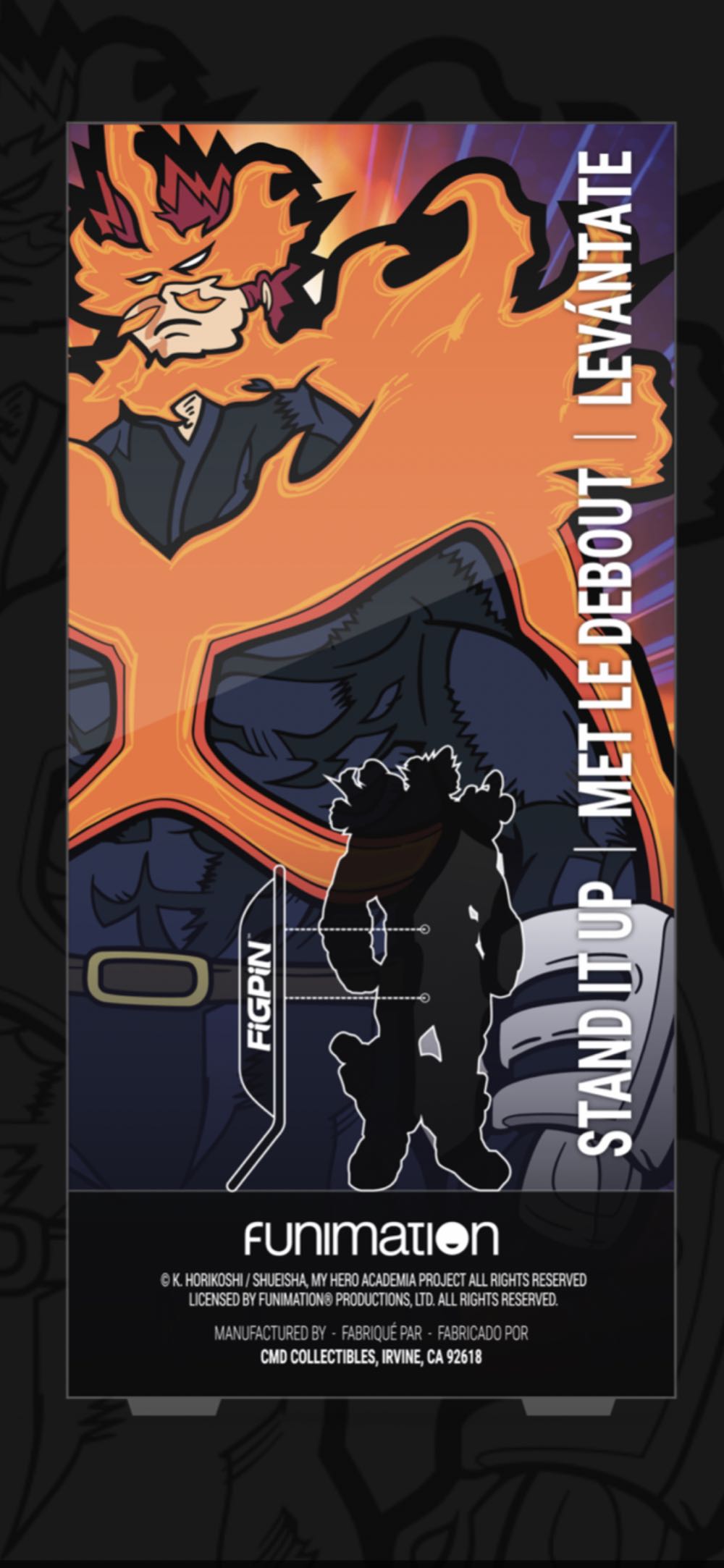 My Hero Academia Endeavor - FigPin pin collectible [Barcode 810021530840] - Main Image 3