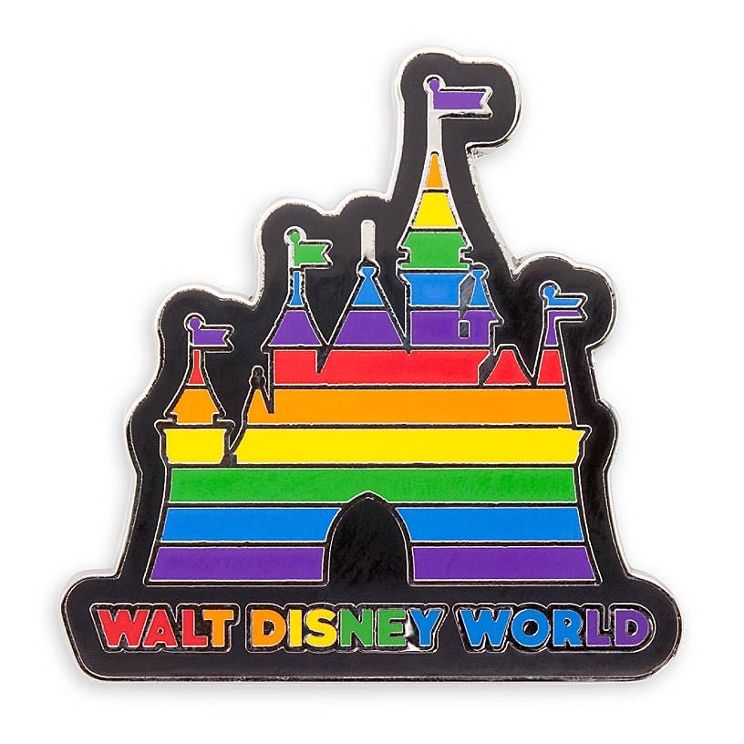 Rainbow Disney Collection Fantasyland Castle Pin – Walt Disney World – 2020 - Metal / Enamel pin collectible - Main Image 2