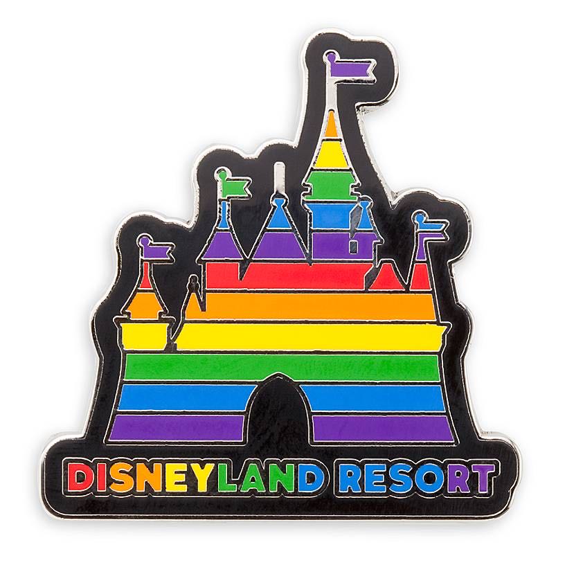 Rainbow Disney Collection Fantasyland Castle Pin – Disneyland – 2020 - Metal / Enamel pin collectible - Main Image 2