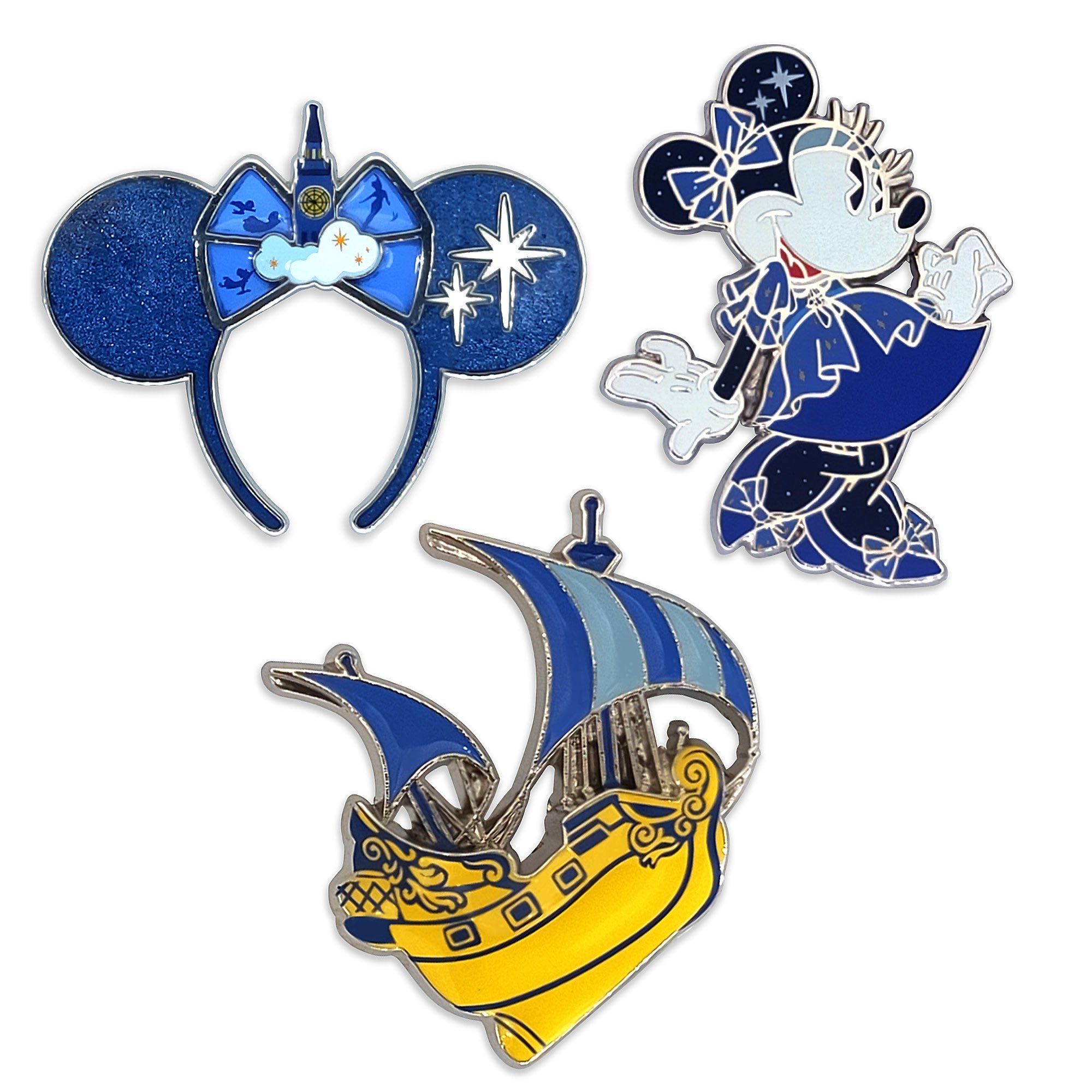 Minnie Mouse: The Main Attraction Peter Pan’s Flight Collection - Enameled cloissonné pin collectible - Main Image 2