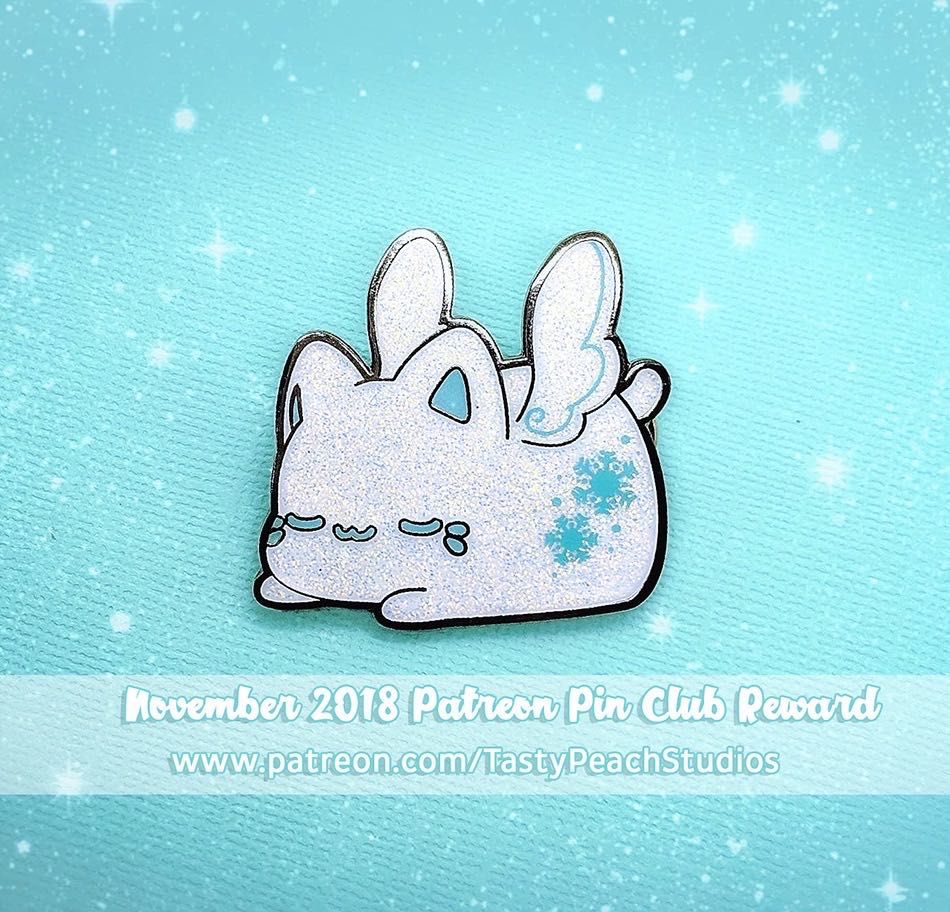 Snow Angel Meowchi  pin collectible - Main Image 1