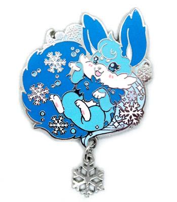Snow Fox  pin collectible - Main Image 2