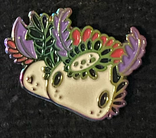 Nudibranch Sidekick Jorunna Funebris  pin collectible - Main Image 2