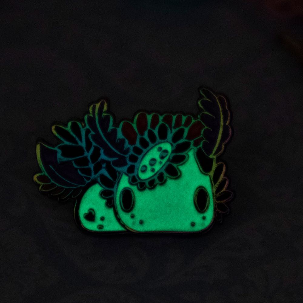 Nudibranch Sidekick Jorunna Funebris  pin collectible - Main Image 3