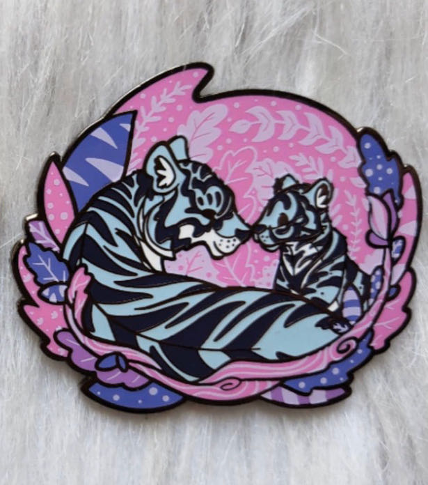 Bengal Tiger Midnight Edition  pin collectible - Main Image 2