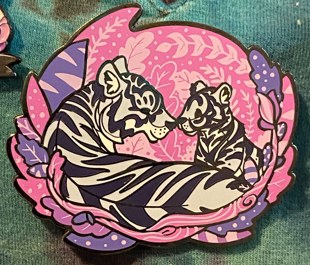 Bengal Tiger Midnight Edition  pin collectible - Main Image 3