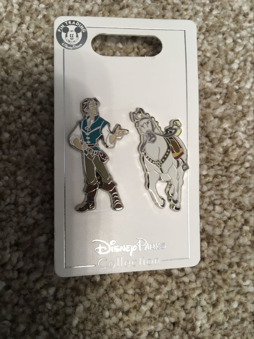 Tangled - Maximus & Flynn X2 Different Cards  pin collectible - Main Image 2