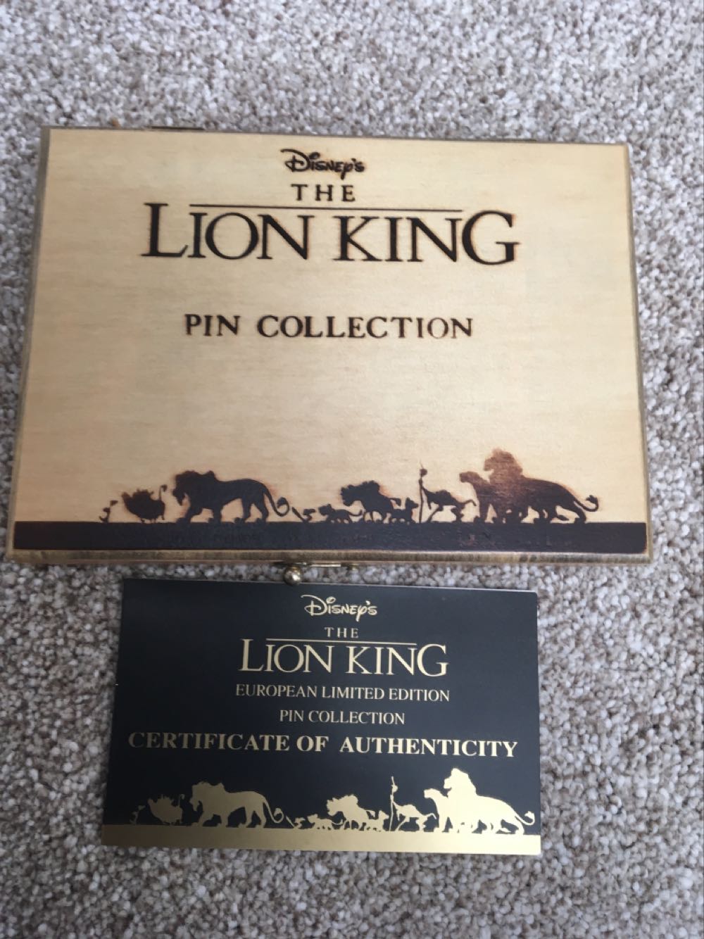 Lion King - European Pin Set Ltd Edition  pin collectible - Main Image 2