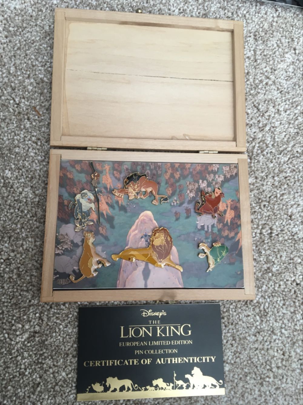 Lion King - European Pin Set Ltd Edition  pin collectible - Main Image 3