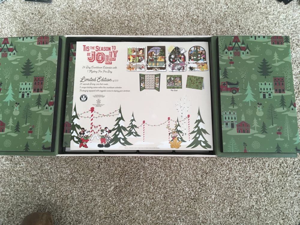 Disney - Tis The Season To Be Jolly 24 Advent Calender Ltd Edition 1200  pin collectible - Main Image 2