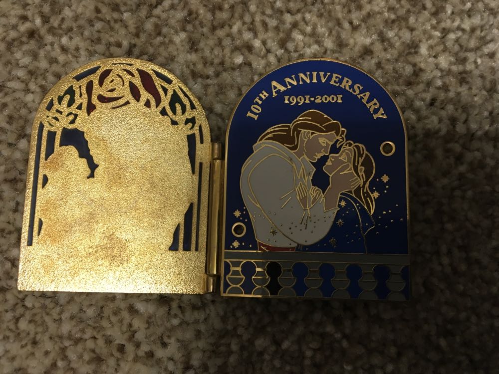 Beauty & The Beast - 10th Anniversary - Ltd Edition 5000  pin collectible - Main Image 2