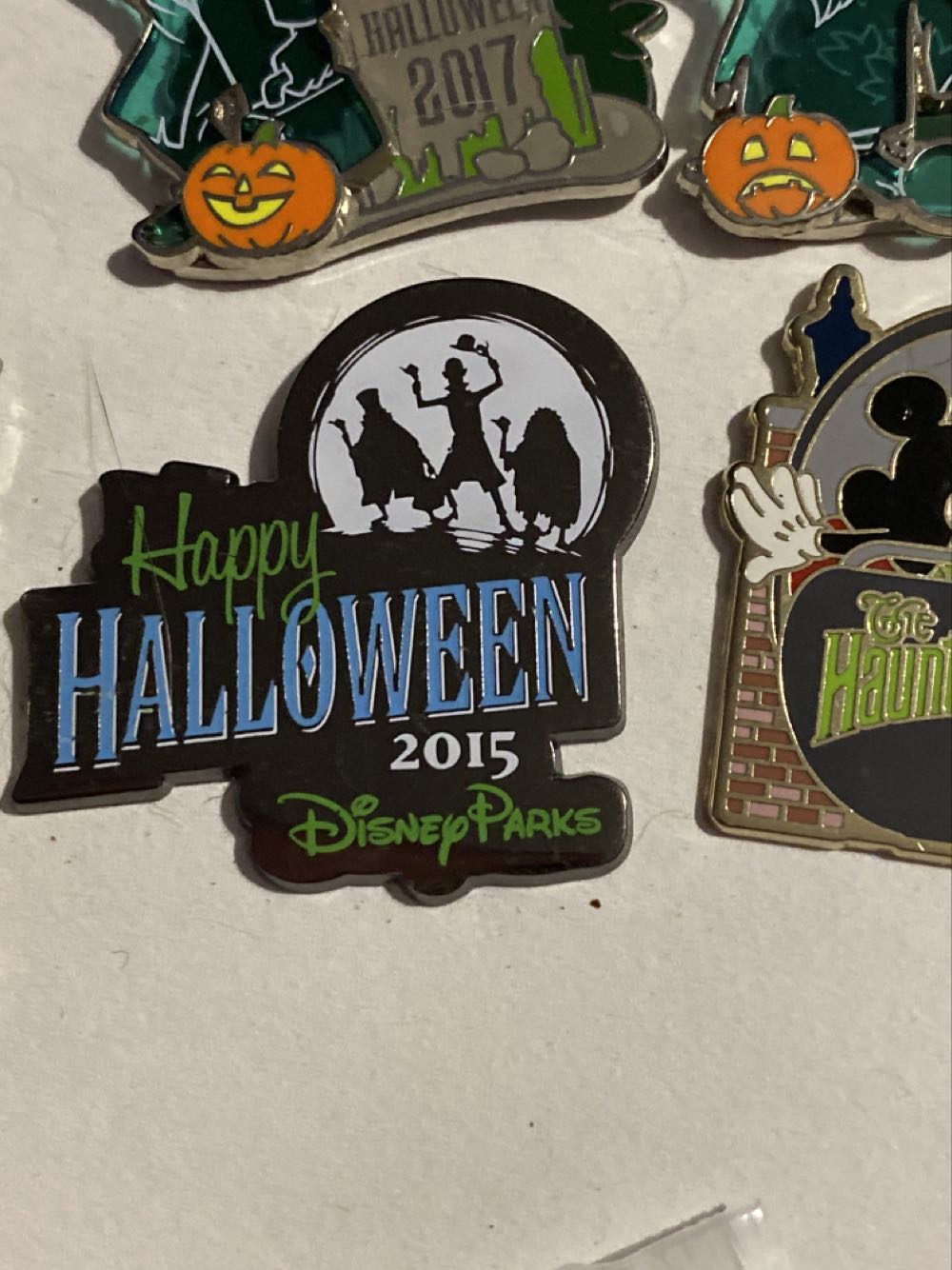 Halloween 2015 Happy Halloween Hitch Hiking Ghosts  pin collectible - Main Image 1