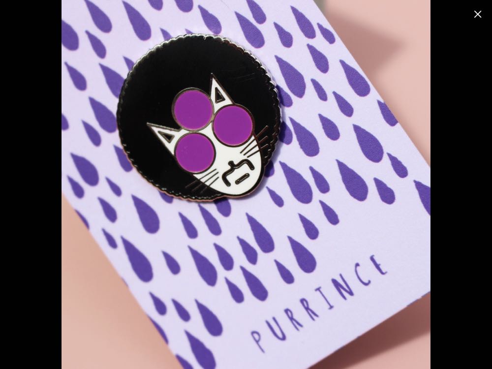 Purrince - Hard Enamel pin collectible - Main Image 2