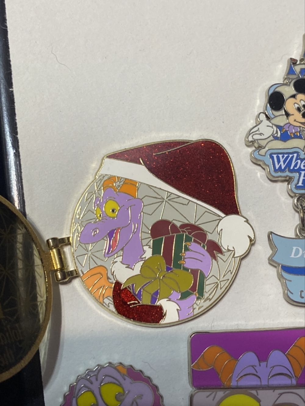 Epcot Holidays Around The World Figment Logo  pin collectible - Main Image 2