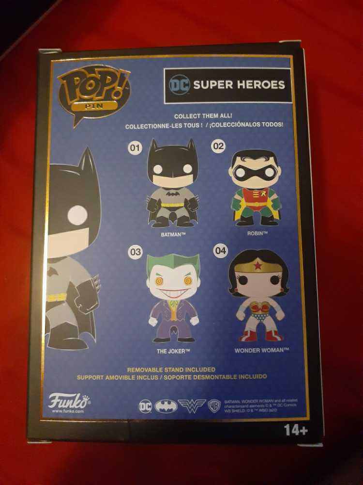 POP Pin Batman - POP! Pins pin collectible [Barcode 190371873737] - Main Image 2