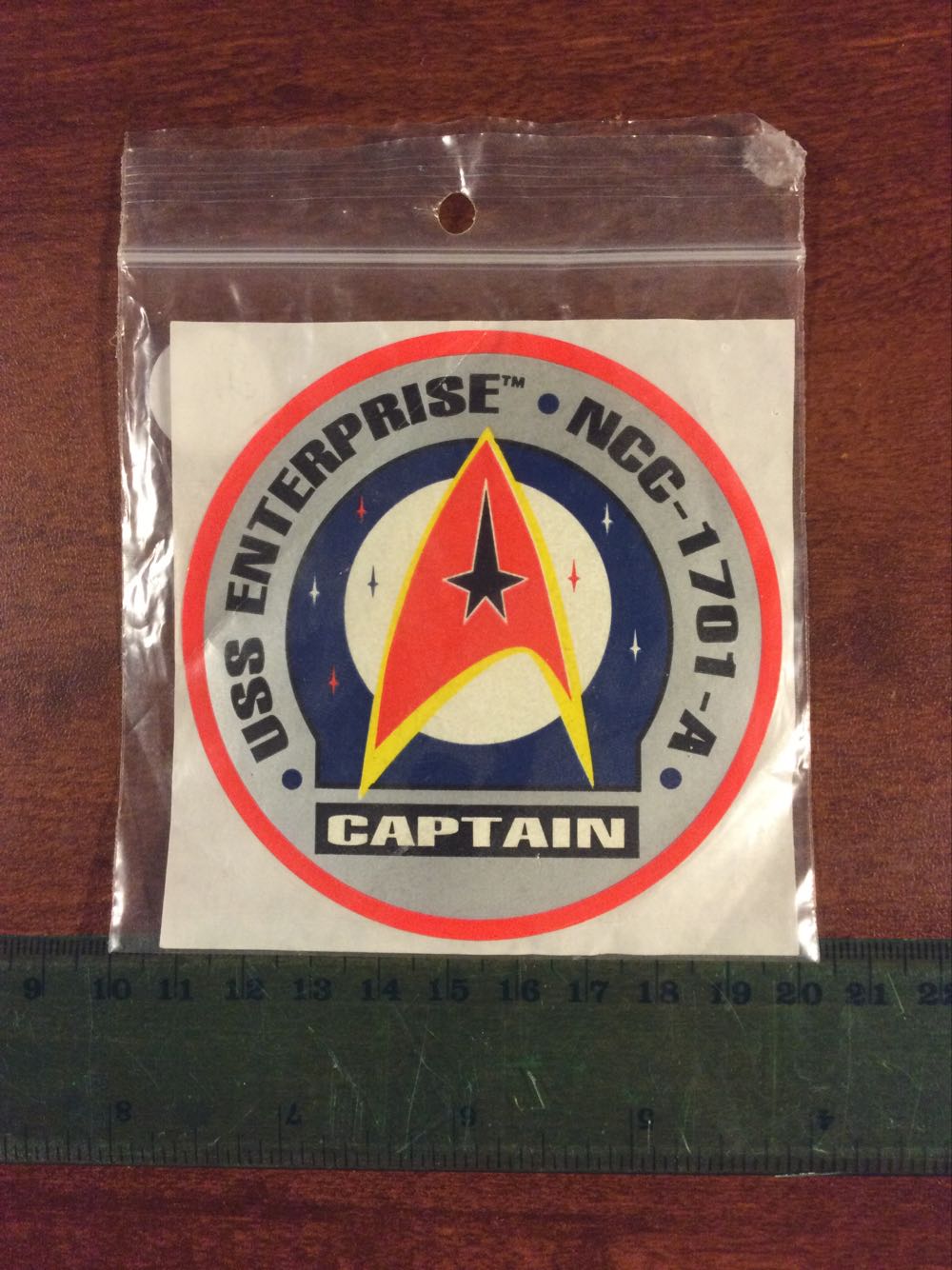 Star Trek Sticker USS Enterprise A - Sticker pin collectible - Main Image 2
