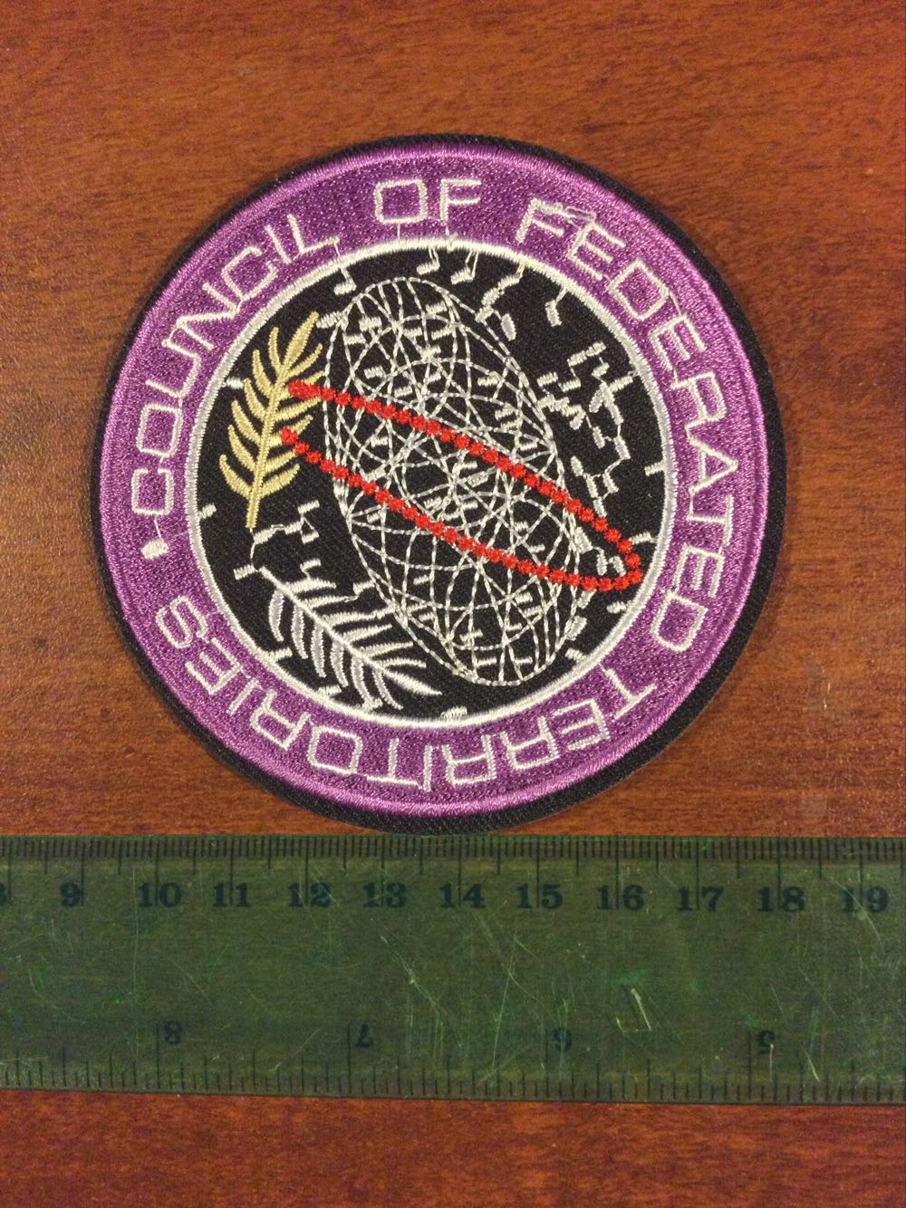 Star Trek Patch Council Of Fédération Territories - Patch pin collectible - Main Image 2