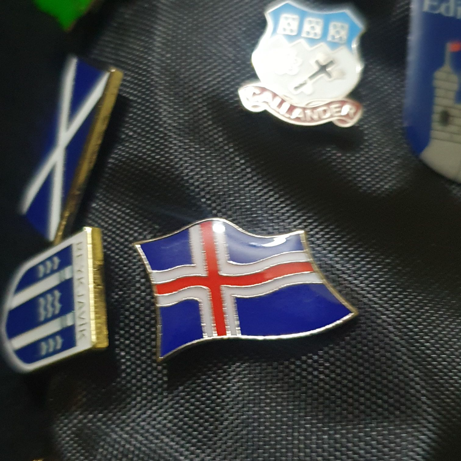 Flag Iceland  pin collectible - Main Image 2