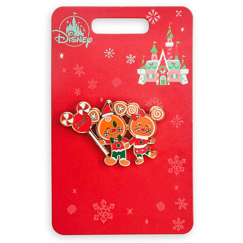 Mickey and Minnie Mouse Gingerbread Holiday 2020 Pin - Metal / Enamel pin collectible - Main Image 2