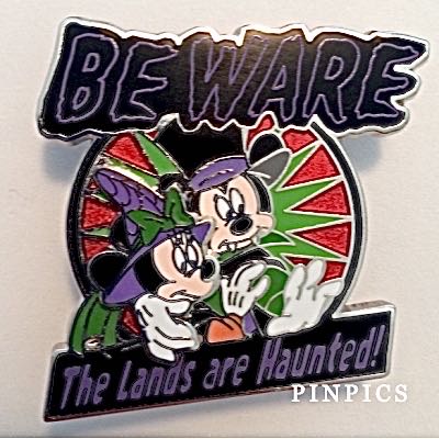 Haunted Lands - Beware - Seasonal pin collectible - Main Image 1