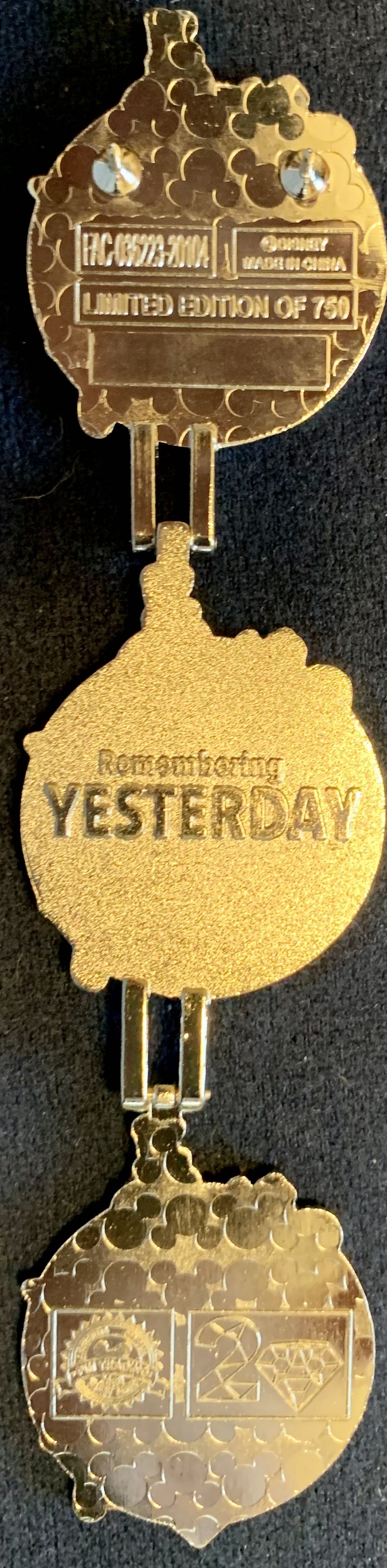 Celebrating 20 Years Pin Event - Progression Series - Yesterday - Hinged pin collectible - Main Image 3
