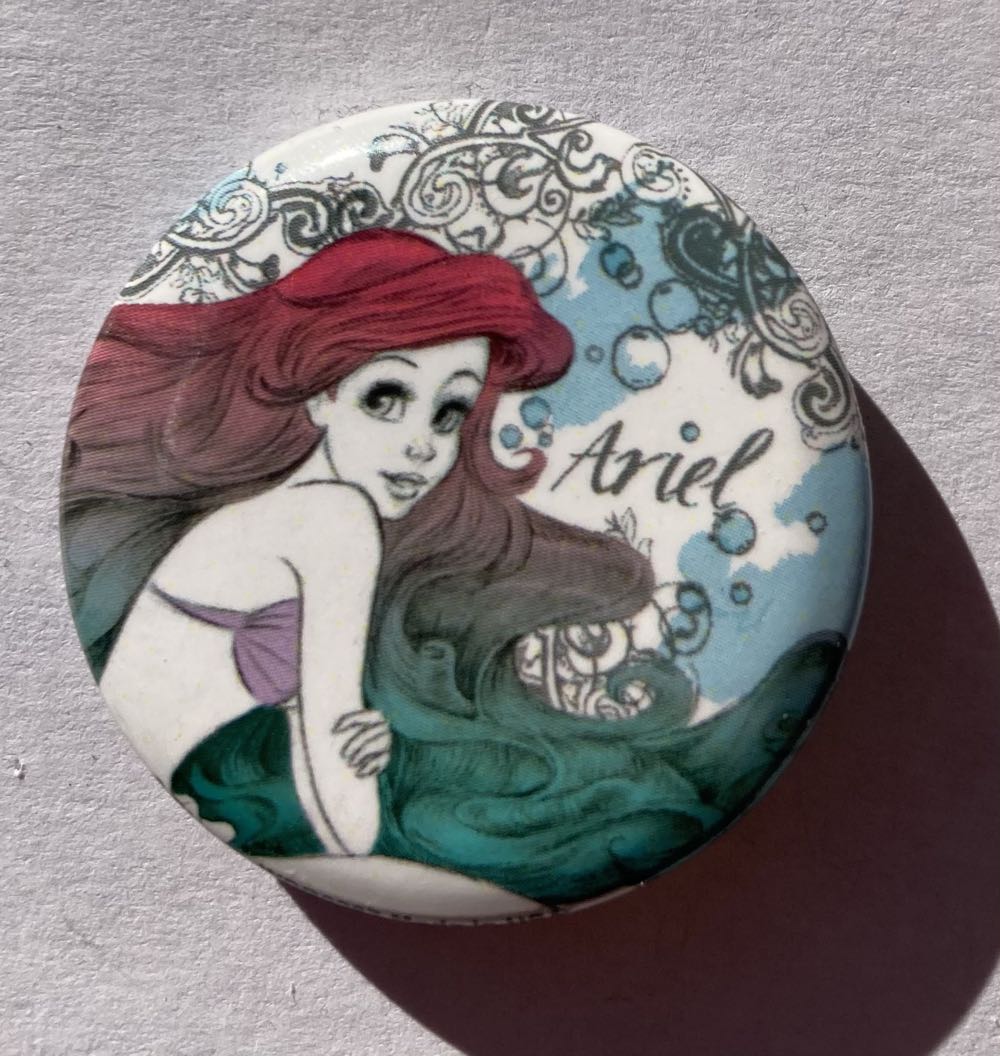 The Little Mermaid Characters - Button pin collectible - Main Image 2