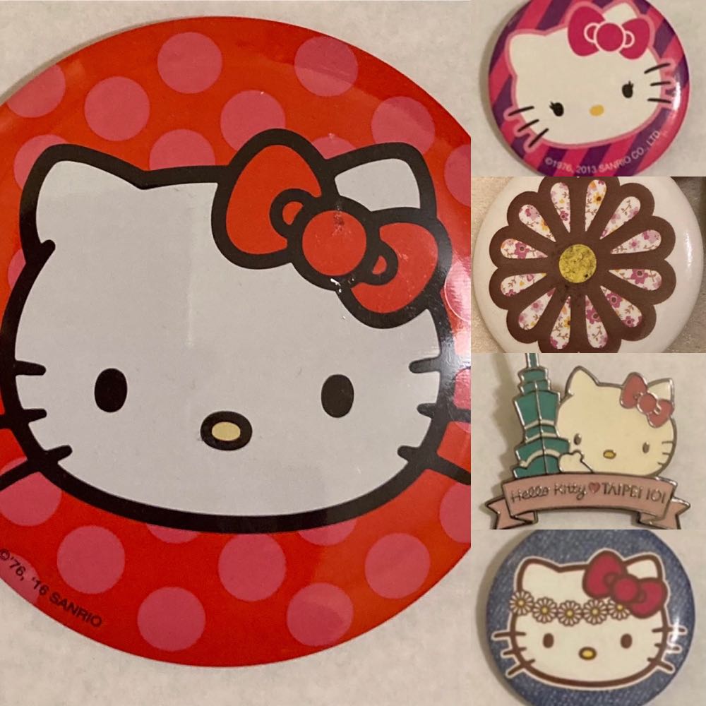 Hello Kitty - Button pin collectible - Main Image 4