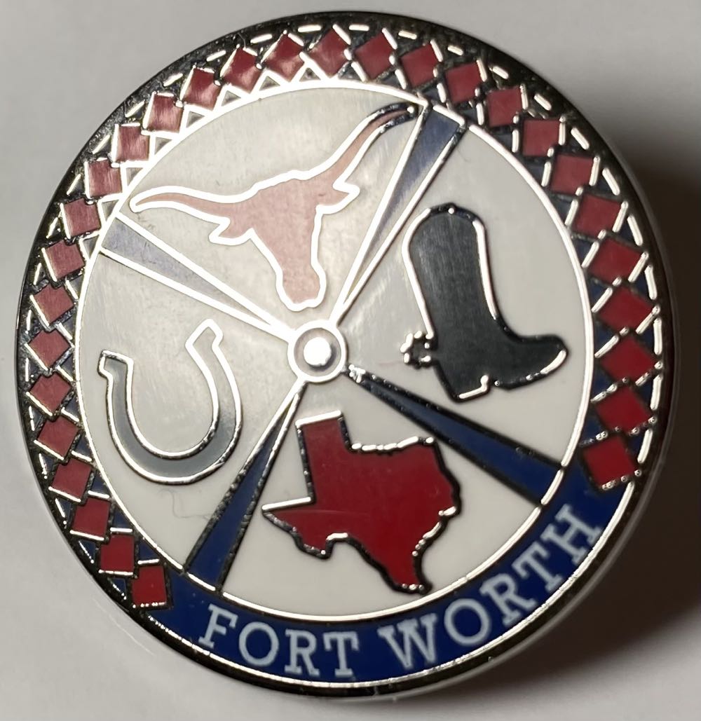 Fort Worth  pin collectible - Main Image 2