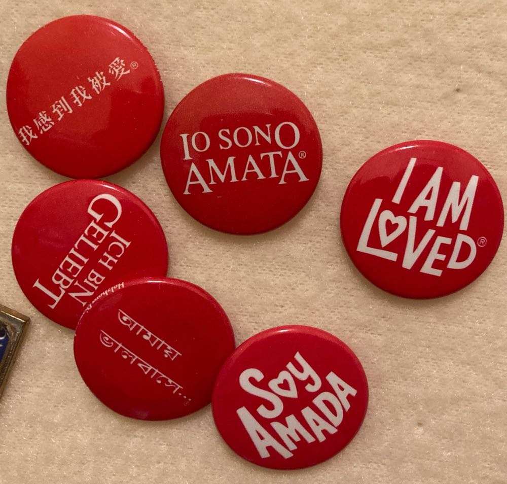 I am Loved - Button pin collectible - Main Image 2